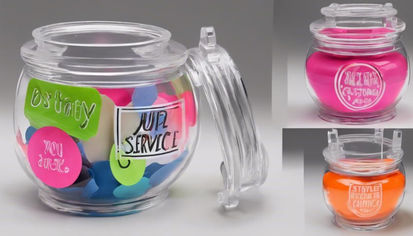 Boost Your Customer Service with an Eye-Catching Acrylic Tip Jar