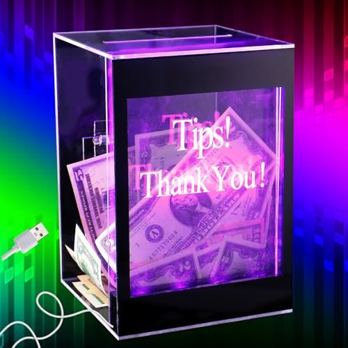 Bright Ideas for Generosity: Illuminate Your Fundraising with the Ultimate Light Up Acrylic Donation Box!