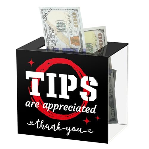 Raise a Glass to Generosity: The Ultimate Guide to the Tip Jar Acrylic Tip Box!