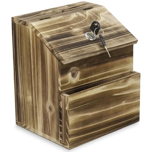 Secure Your Ideas: A Comprehensive Review of the Flexzion Wooden Lockable Suggestion Box