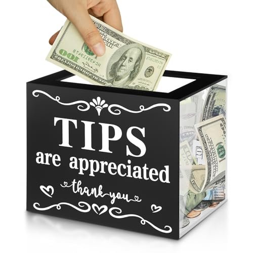 Transforming Gratitude Into Cash: The Ultimate Acrylic Tip Jar For Every Service Spot!