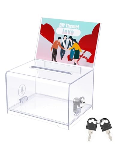 Transparent Trust: Discover the Uniclife Acrylic Donation Box for Fundraising Success!