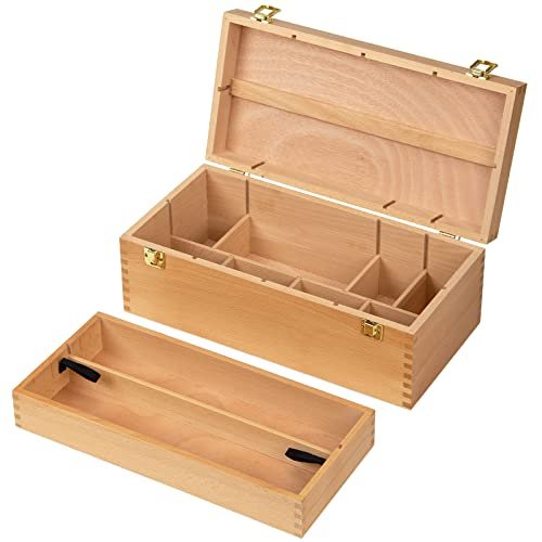 Unlock Your Creativity: The MEEDEN Beechwood Tool Box - A Must-Have for Every Artist!